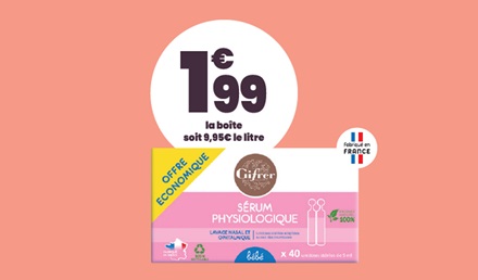 SÉRUM PHYSIOLOGIQUE